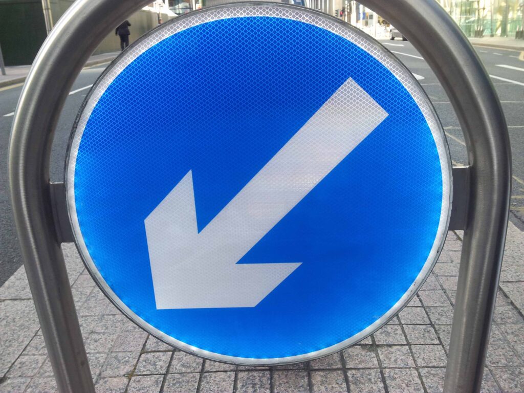 District-highway-bollard-close-up